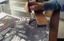 la peinture sur verre