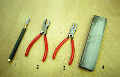 Les outils pour la coupe du verre