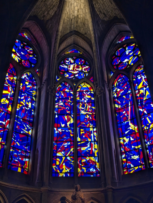Les vitraux de Imi Knoebel à la cathédrale Notre-Dame de Reims (2011) (2011)