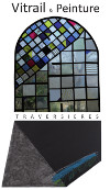 Exposition TRAVERSIÈRES - Joël Frémiot - Jean Mauret - Peinture et vitrail