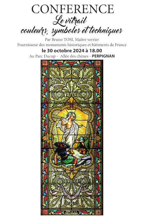 CONFÉRENCE Le vitrail couleurs, symboles et techniques