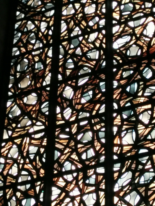 Les vitraux de Vincenz Pieper à l'église Saint Lambert de Düsseldorf (1961)