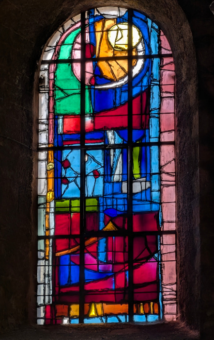 Les vitraux de François Chapuis à l'église Saint-Georges de Sélestat (1986)
