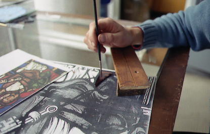 Les techniques de peinture sur verre