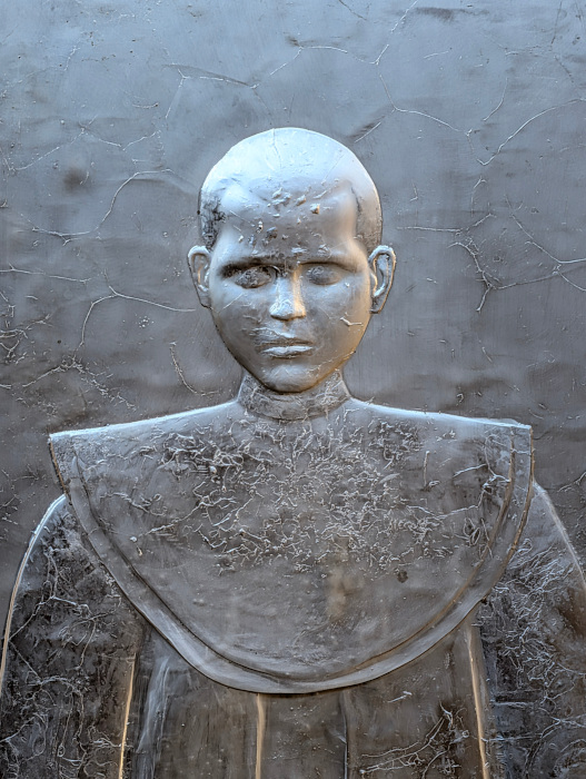 Les vitraux de Pascal Convert à l'abbaye Saint-Gildas-des-Bois (2008)