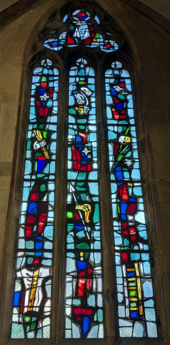 Les vitraux de Jacques Le Chevalier à la collégiale Saint-Martin de Colmar (1965)